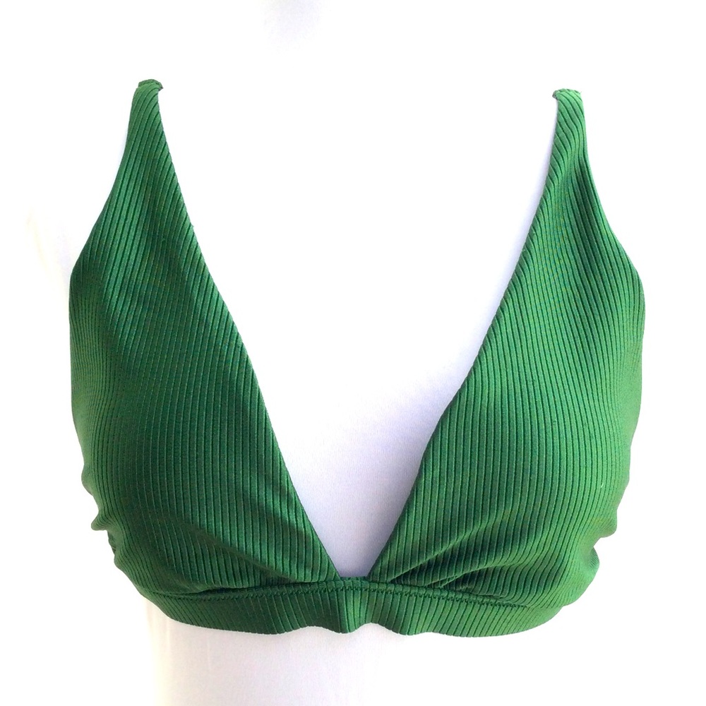 Green Bikini Swim Top